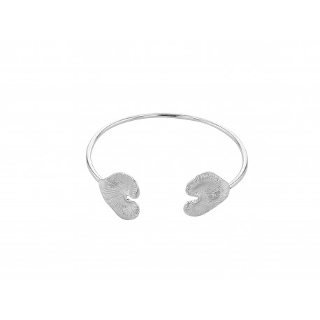 SILVER PLATED HEART BRACELET