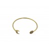 OLD GOLD PLATED MOON AND SUN BRACELET