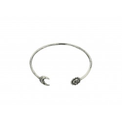 BRACELET SOLEIL ET LUNE VIEIL ARGENT