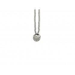 Pendentif cadenas vieil argent