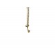 OLD GOLD PLATED KEY PENDENT
