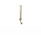 PENDENTIF CLEF VIEIL OR