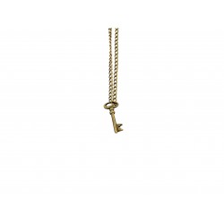 Pendentif clef vieil or