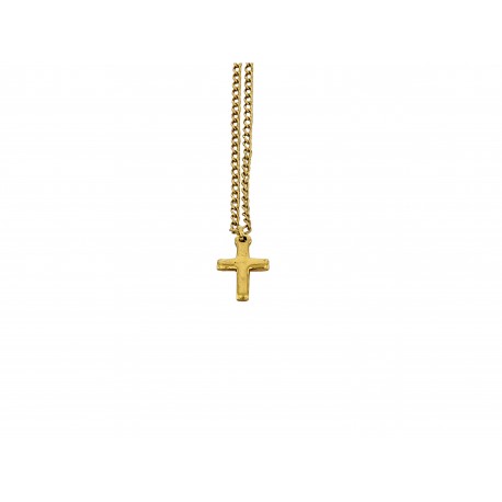 GOLD PLATED CROSS PENDENT