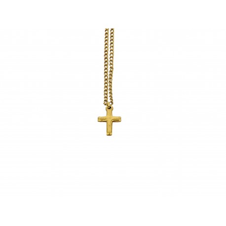 PENDENTIF CROIX DORE