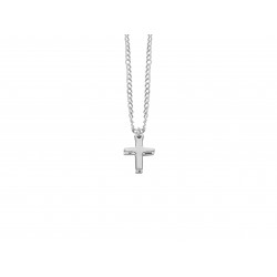 SILVER PLATED CROSS PENDENT
