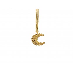 GOLD PLATED MOON PENDENT