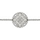 SILVER PLATED FILIGREE ROUND BELT