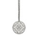 SILVER PLATED FILIGREE ROUND LONG NECKLACE