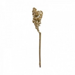 GOLD PLATED FILIGREE LEFT WING HAIR PINS