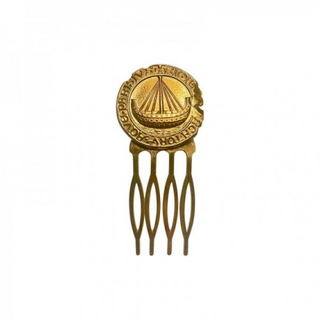 GOLD PLATED PARIS MEDAL COMB