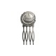 SILVER PLATED PARIS MEDAL COMB