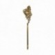 GOLD PLATED FILIGREE RIGHT WING HAIR PINS