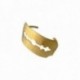 GOLD PLATED BIG SHAVER RING