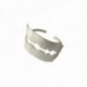 SILVER PLATED BIG SHAVER RING