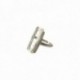 BAGUE PETIT RASOIR ARGENTE VIF