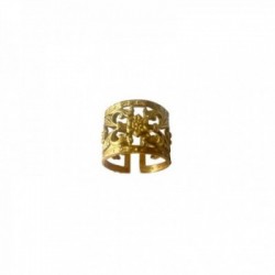 BAGUE FILIGRANE DORE VIF