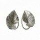 SILVER PLATED BEGOGNIA EARRINGS