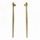 GOLD PLATED SNAKE EARRINGS