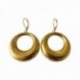 GOLD PLATED CIRCLE EARRINGS