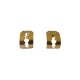GOLD PLATED SMALL SHAVER EARRING