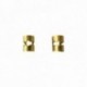 GOLD PLATED SMALL SHAVER EARRING