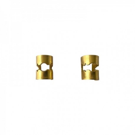 GOLD PLATED SMALL SHAVER EARRING