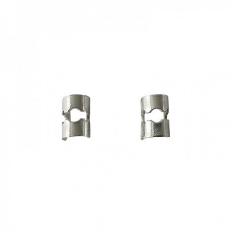 SILVER PLATED SMALL SHAVER EARRING