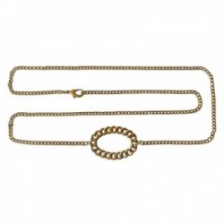 CEINTURE CHAINE OVALE DORE VIF