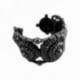 BAGUE 5 RONDS ARGENT VIF PATINE