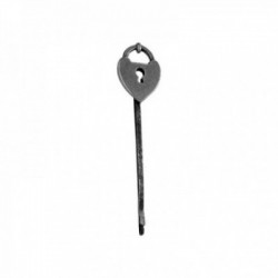 BARRETTE CADENAS ARGENT VIF PATINE